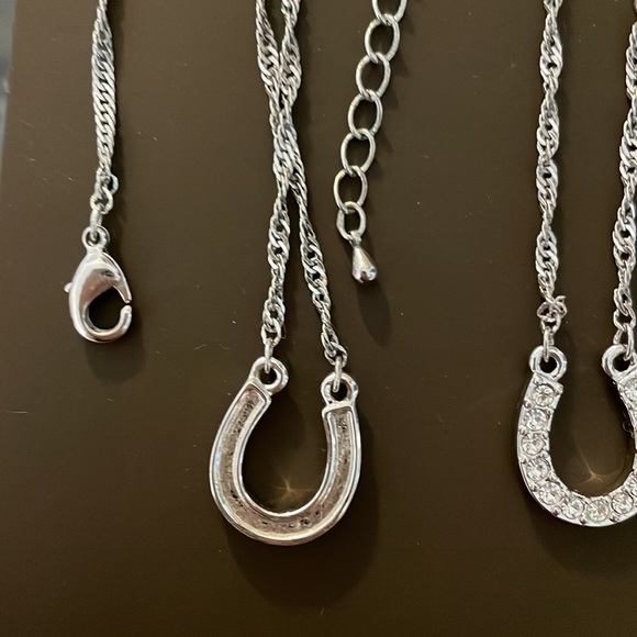Montana Silversmith horseshoe Diamond necklace - Picture 4 of 4